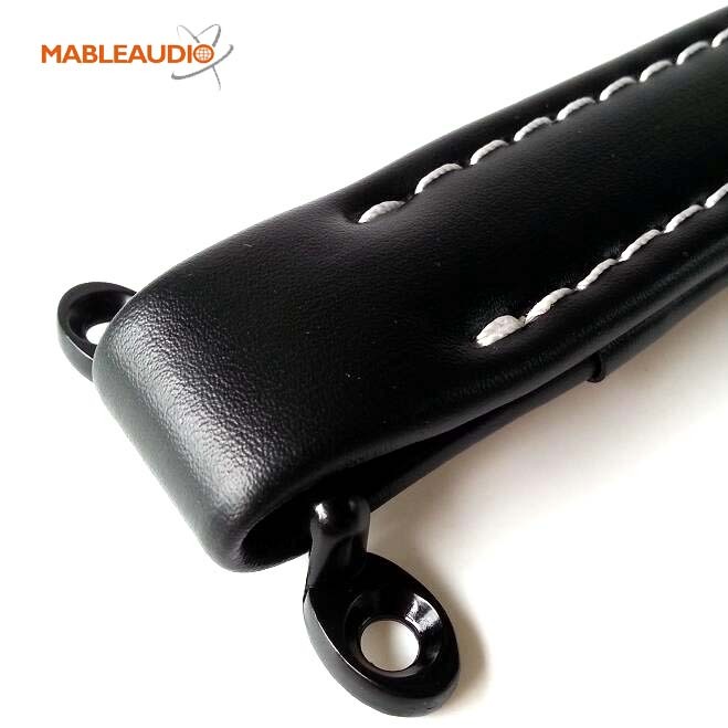 MAHD0001J/MAHD0001G black leather handle with black hardware