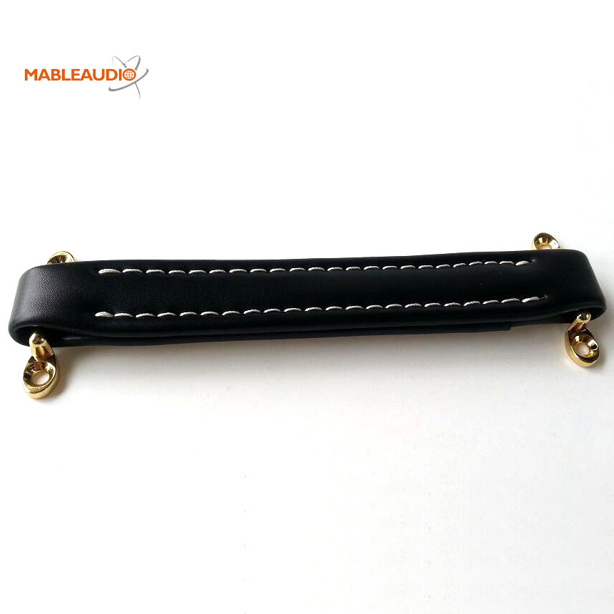 MAHD0034G Black handle w/gold hardware
