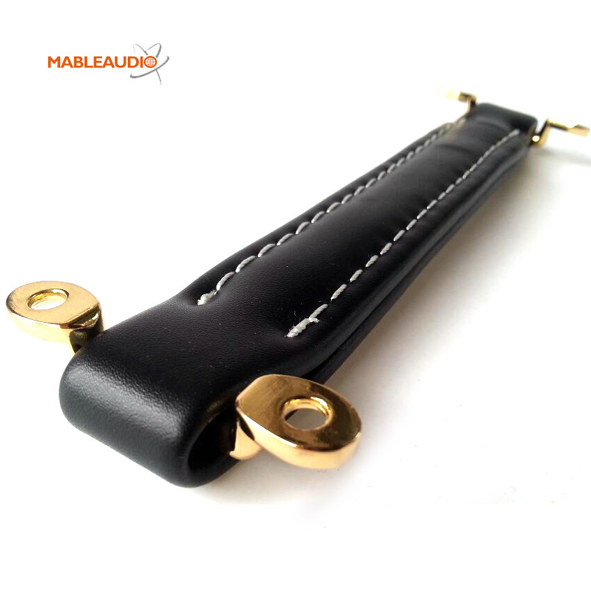 MAHD0034G Black handle w/gold hardware