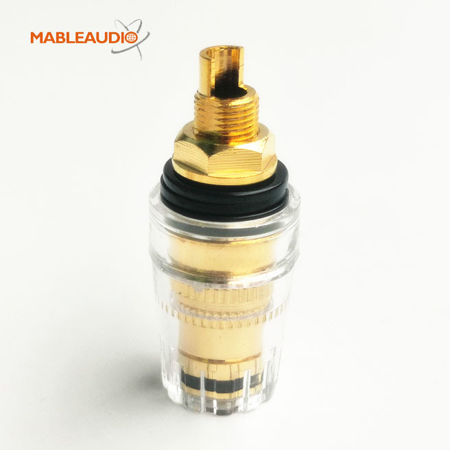 MABG0001 2pcs binding post gold plated