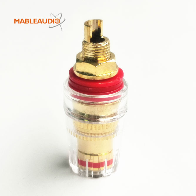 MABG0001 2pcs binding post gold plated