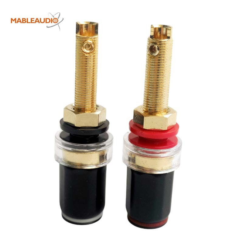 MAJP0551G 0052 65mm long gold color binding post