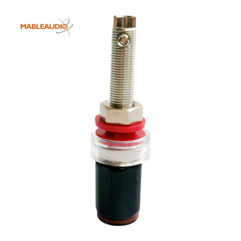 MAJP0551R 0052 65mm long Rhodium plated binding post