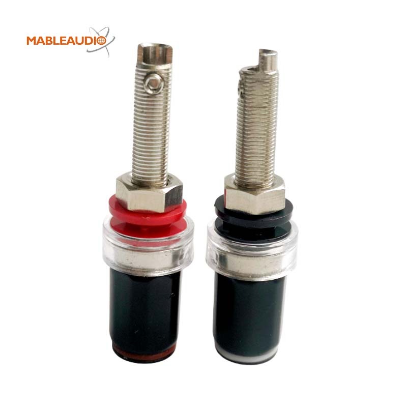 MAJP0551R 0052 65mm long Rhodium plated binding post