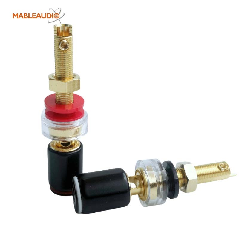 MAJP0551G 0052 65mm long gold color binding post