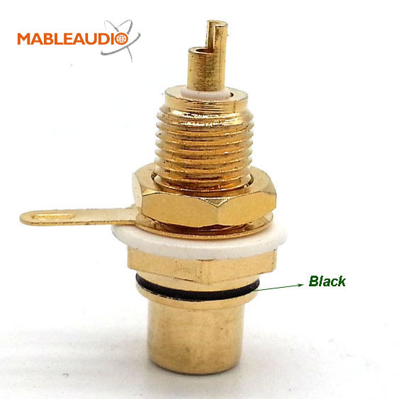MAJP0003 2pcs Gold RCA JACK