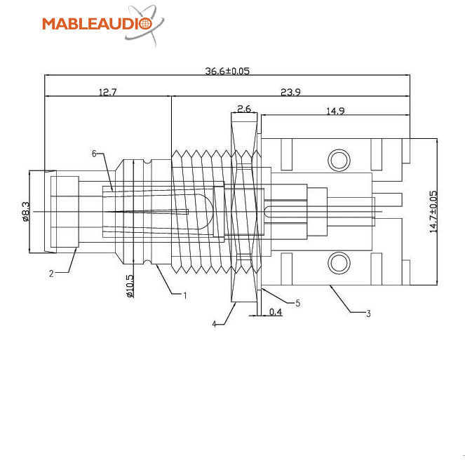 MAJP0017 2 types RCA Jack