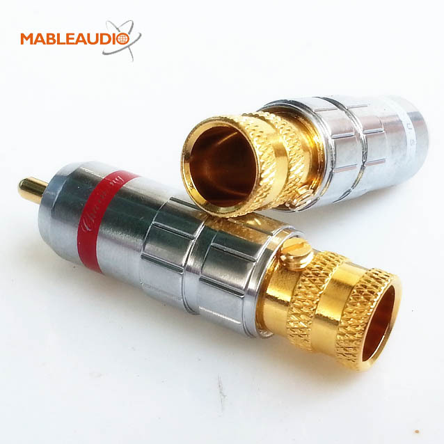 MACT0035 CMC 8016-WU gold-plated RCA plug