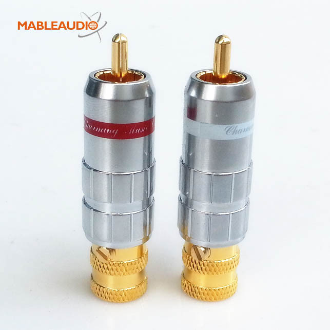 MACT0035 CMC 8016-WU gold-plated RCA plug