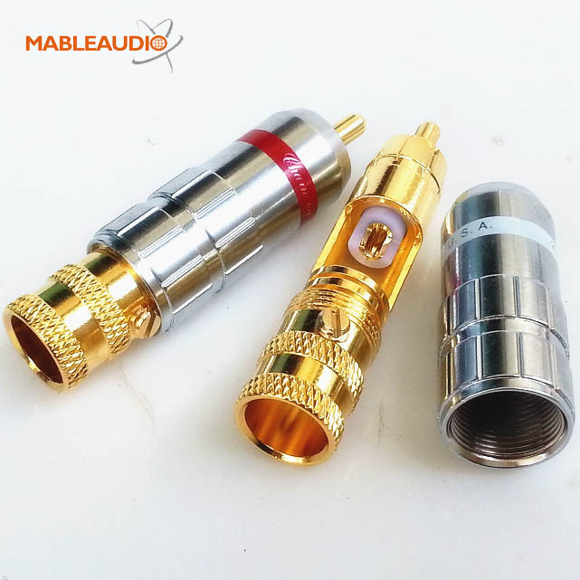 MACT0035 CMC 8016-WU gold-plated RCA plug