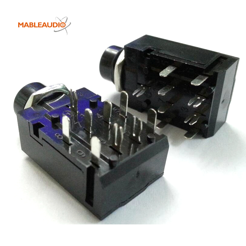 MAJP0577 10PCS 9pins earphone socket