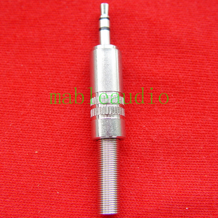 MAPL0001 10pcs stereo nickle plated Plug