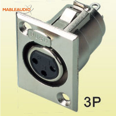 MAXC0002 5pcs XLR connectors 3pins