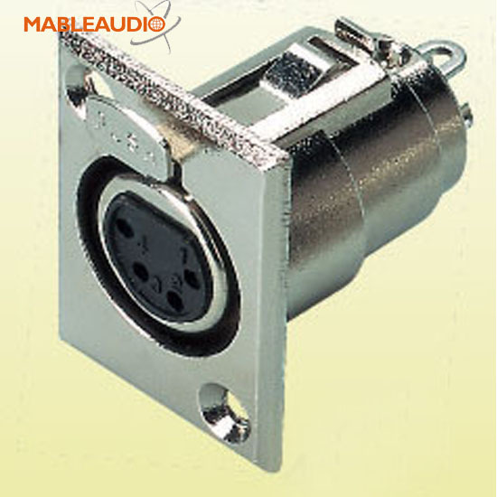 MAXC0004 5pcs XLR connectors 4pins