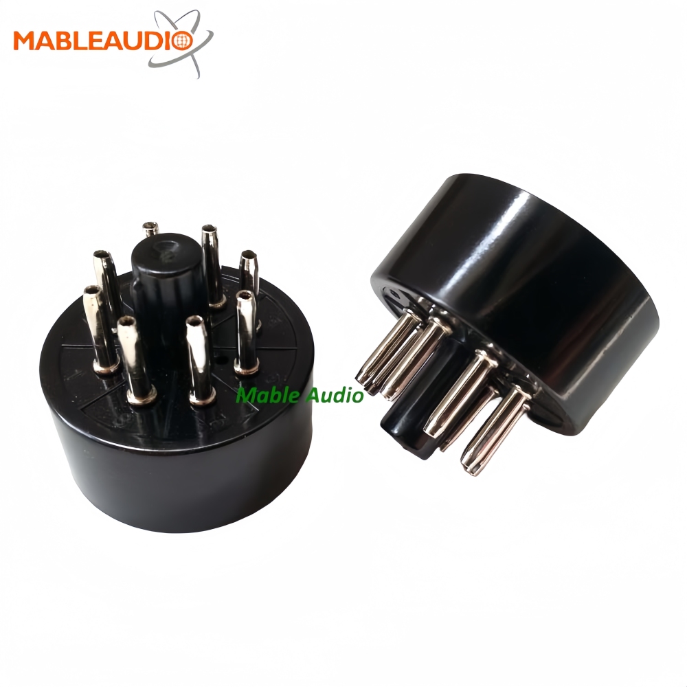 EL34B-S 10pcs Black base silver pin