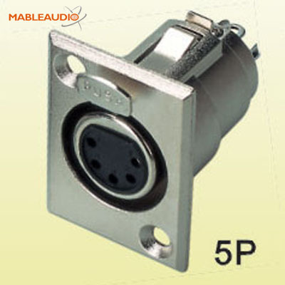 MAXC0006 5pcs XLR connectors 5pins