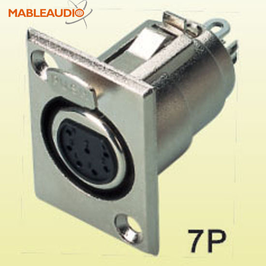 MAXC0008 5pcs XLR connectors 7 pins