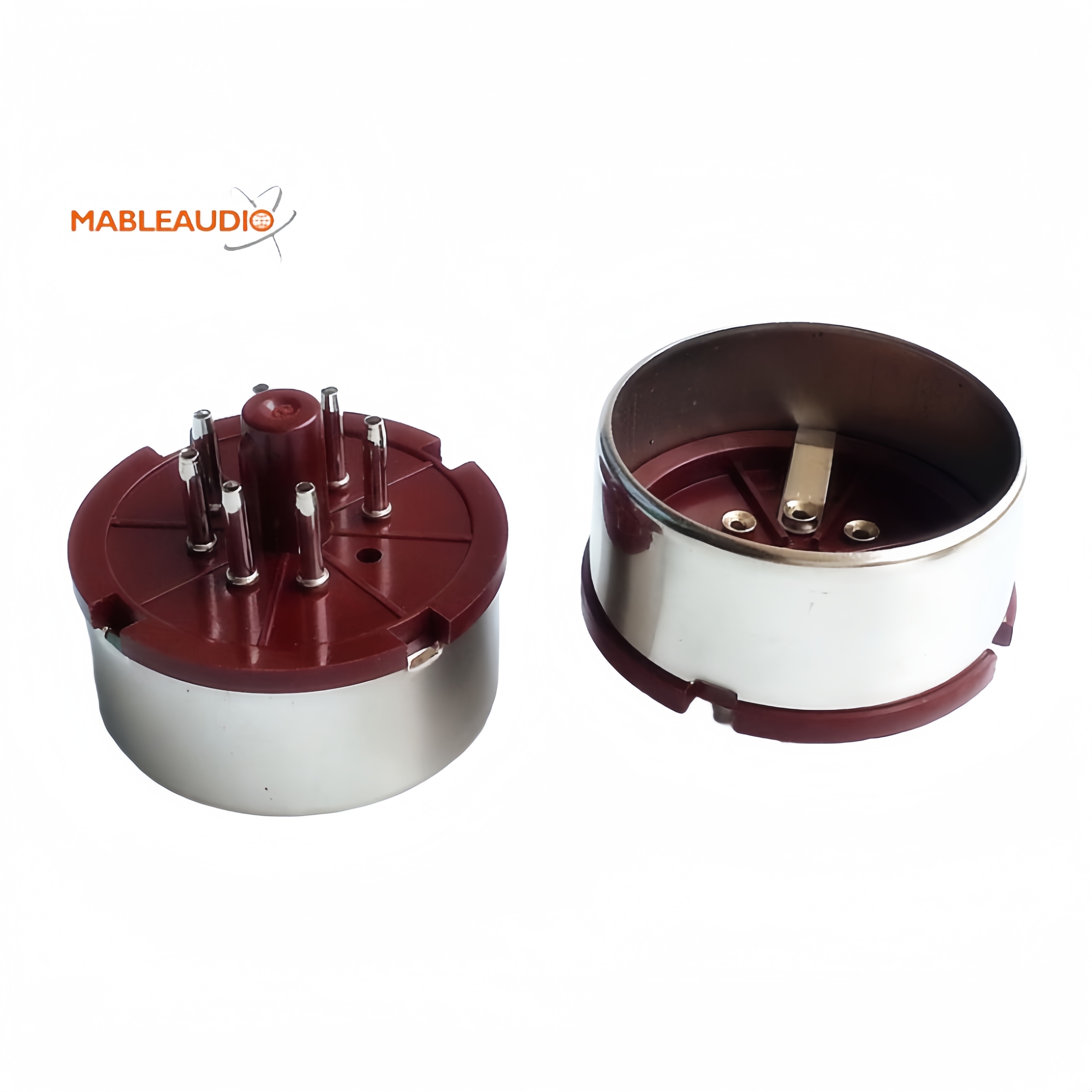 MATS0101 10pcs KT88 red tube base