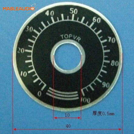 MAKP0027S 10pcs Dial Face Plate 40mm