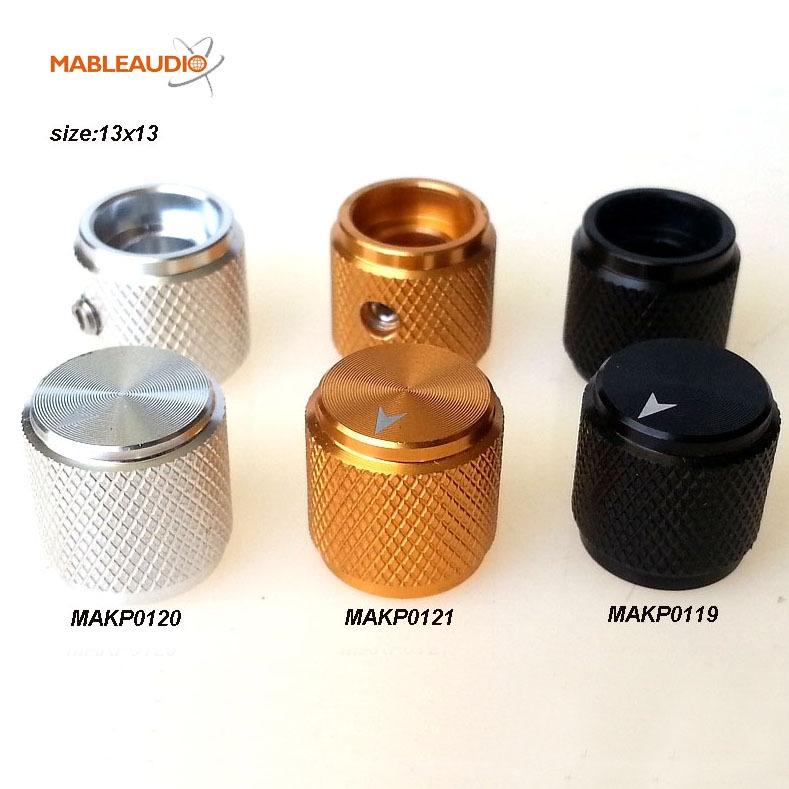 MAKP0119 MAKP0120 MAKP0121  2pcs Aluminum knob 13x13