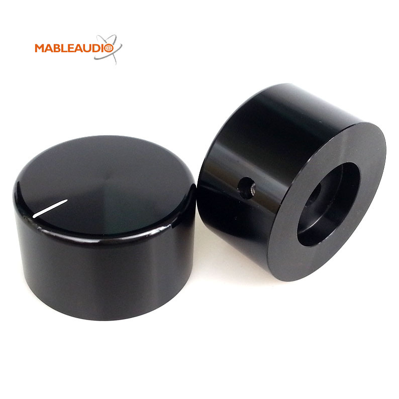 MAKP0249 MAKP0254 black and silver 38x22 straight Aluminum knob