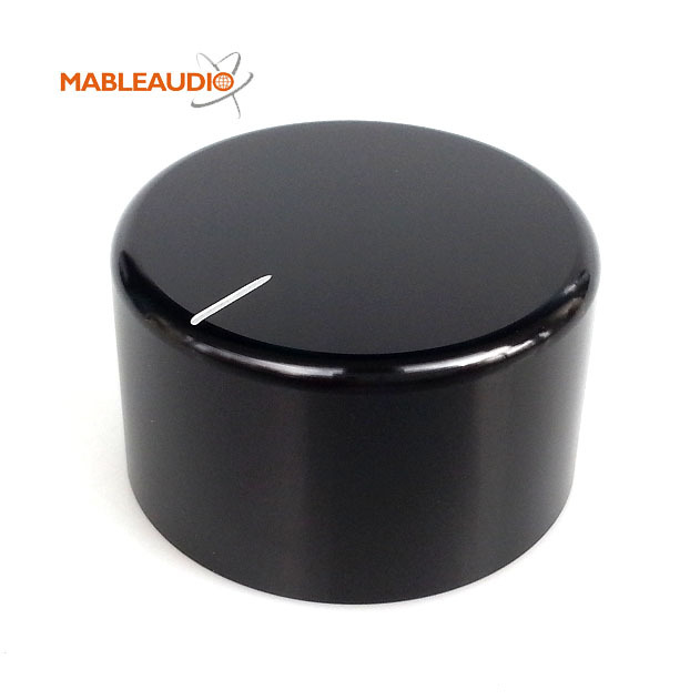 MAKP0249 MAKP0254 black and silver 38x22 straight Aluminum knob
