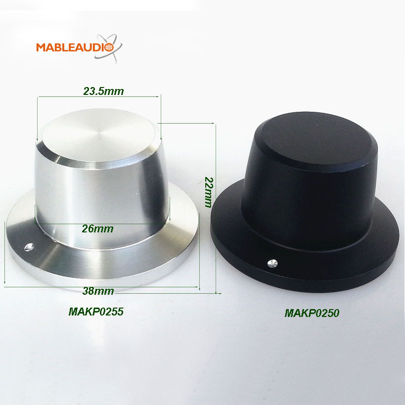 MAKP0250 MAKP0255 38x22 alu knob hat Shape