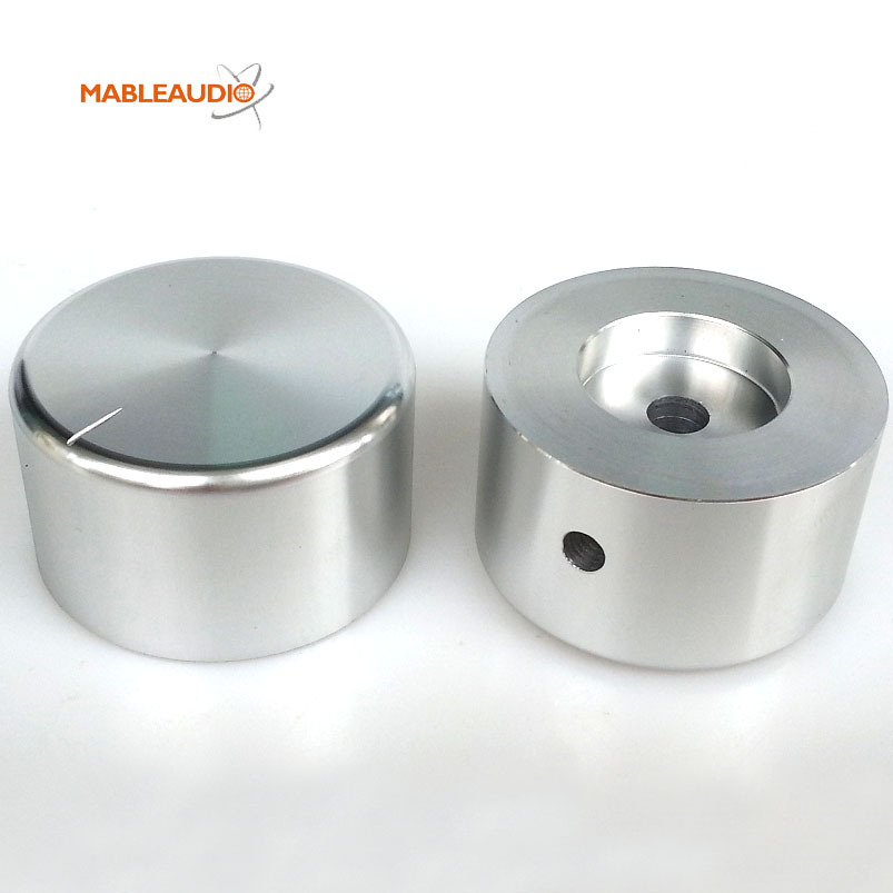 MAKP0249 MAKP0254 black and silver 38x22 straight Aluminum knob