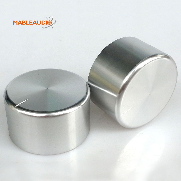 MAKP0249 MAKP0254 black and silver 38x22 straight Aluminum knob