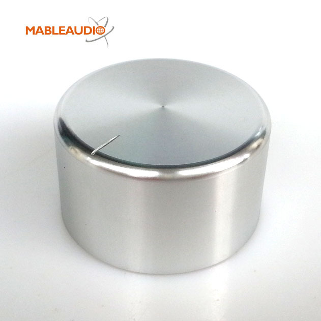 MAKP0249 MAKP0254 black and silver 38x22 straight Aluminum knob