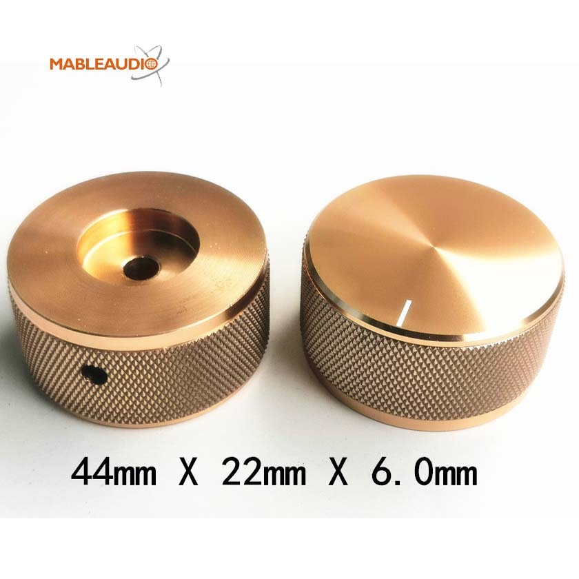 MAKP0273 Aluminum knob Dia44mm xH22mm