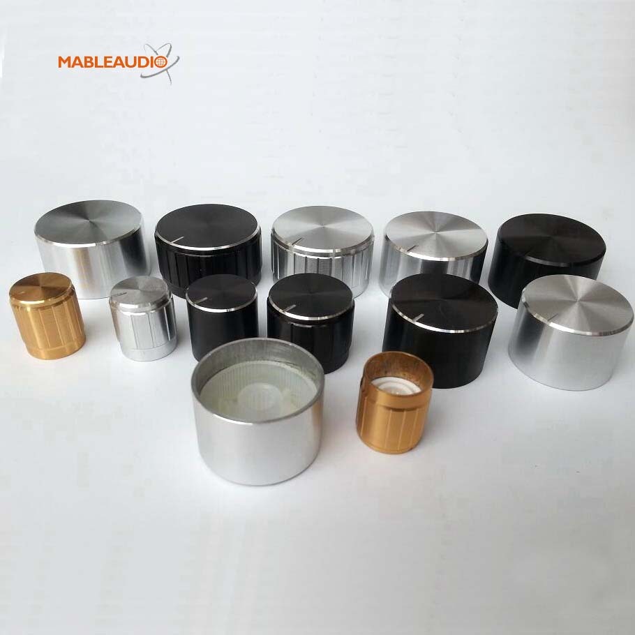 MAKP0297 MAKP0298 10pcs Dia26x17mm  Alu and Plastic knob