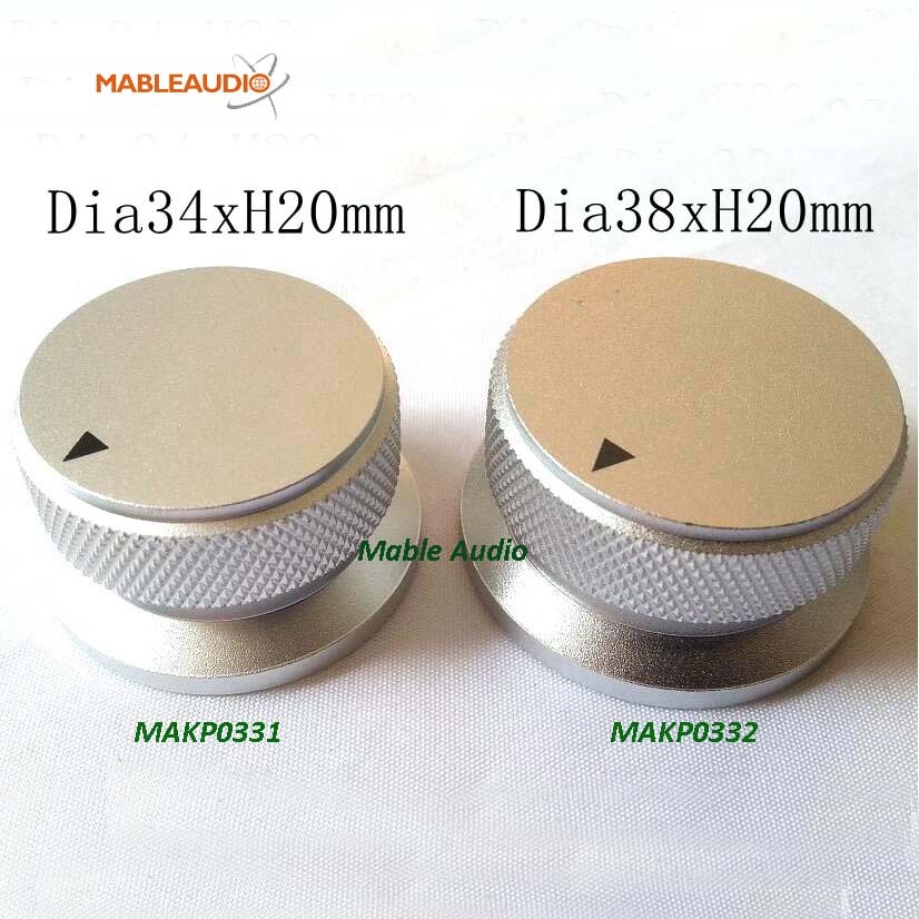 MAKP0332 38X20 Silver color Alu knob