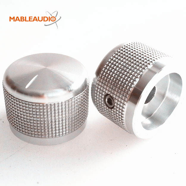 MAKP0397S Aluminum knob 25x19 silver color