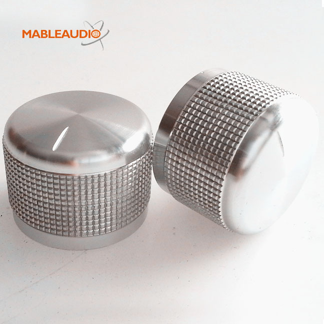 MAKP0397S Aluminum knob 25x19 silver color