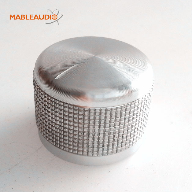 MAKP0397S Aluminum knob 25x19 silver color