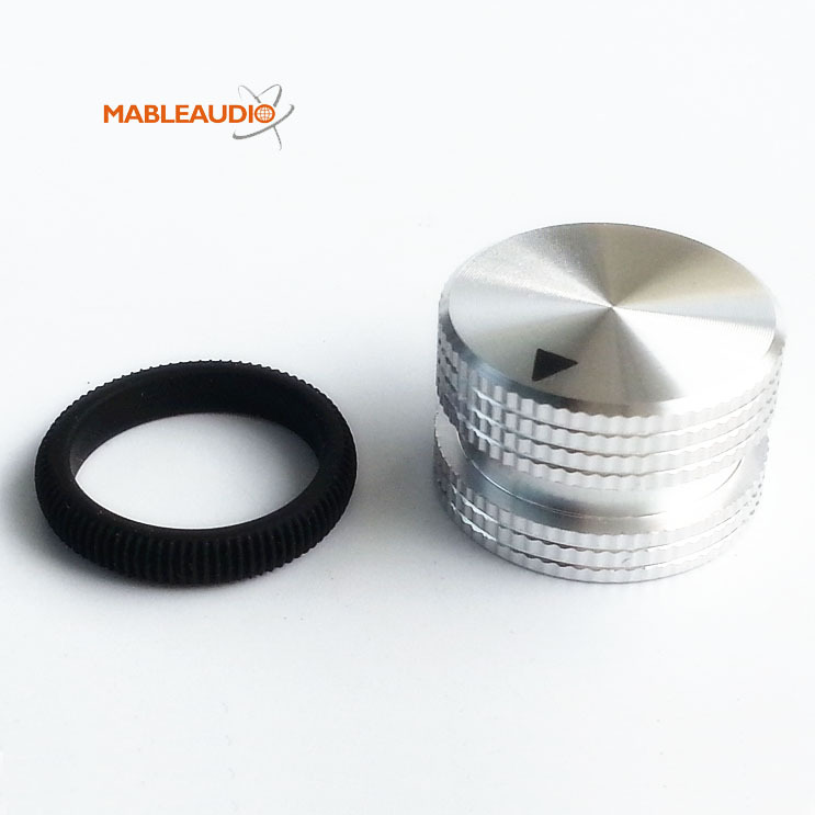 MAKP0424SB 25X15.5 Aluminum knob silver color
