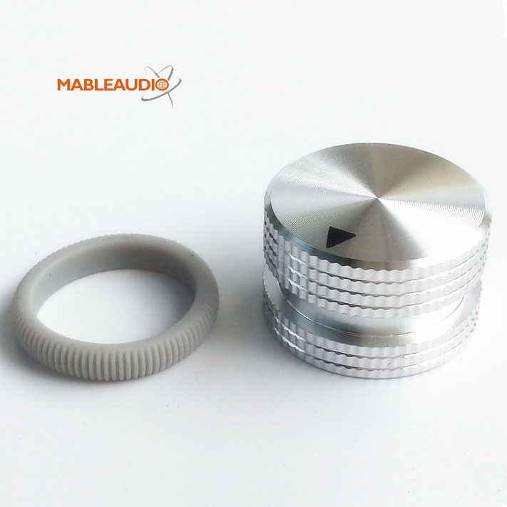MAKP0424SB 25X15.5 Aluminum knob silver color