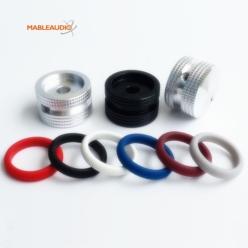 MAKP0424B 25X15.5 Aluminum knob black color