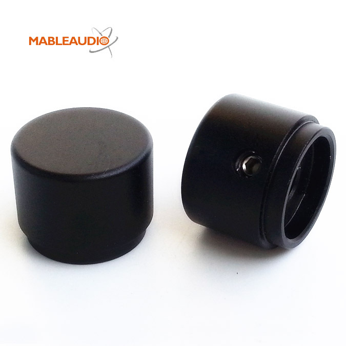 MAKP0431BN 2PCS 20X15.5 black w/o mark Aluminum knob