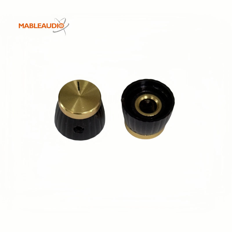 MAKP0004 10pcs Marshall style knob gold and silver color