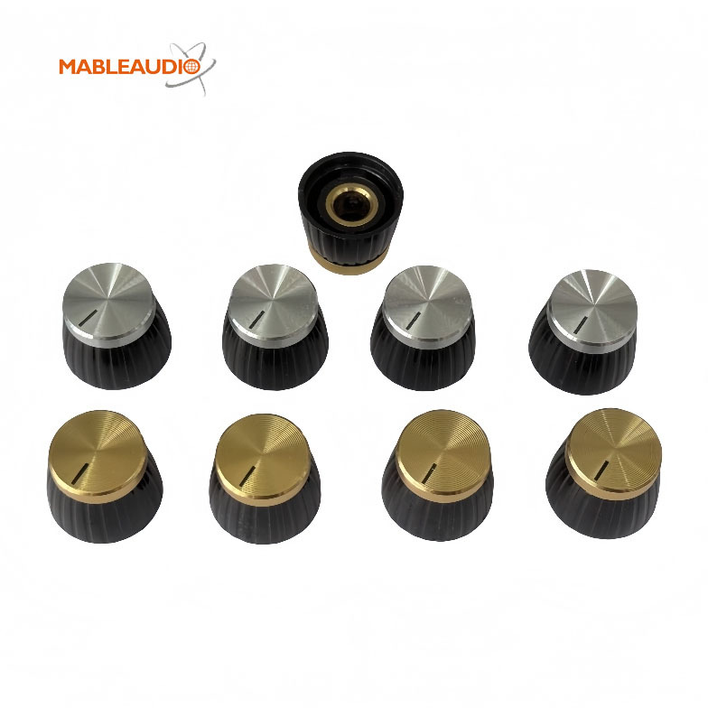 MAKP0004 10pcs Marshall style knob gold and silver color