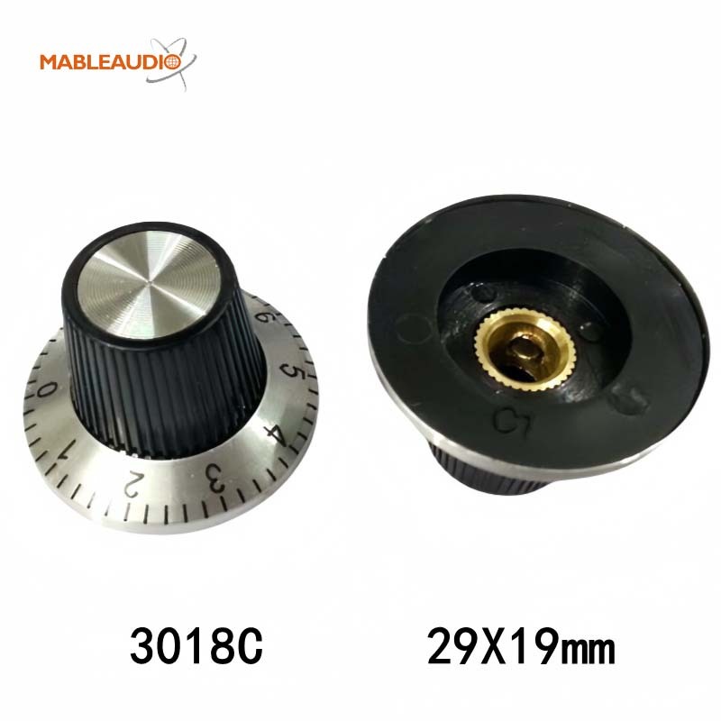 MAKP0242 10pcs Dia29x19mm 3018 Pot knob