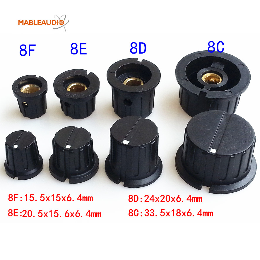 MAKP0163B 10PCS 8D Dia24x20H  knob