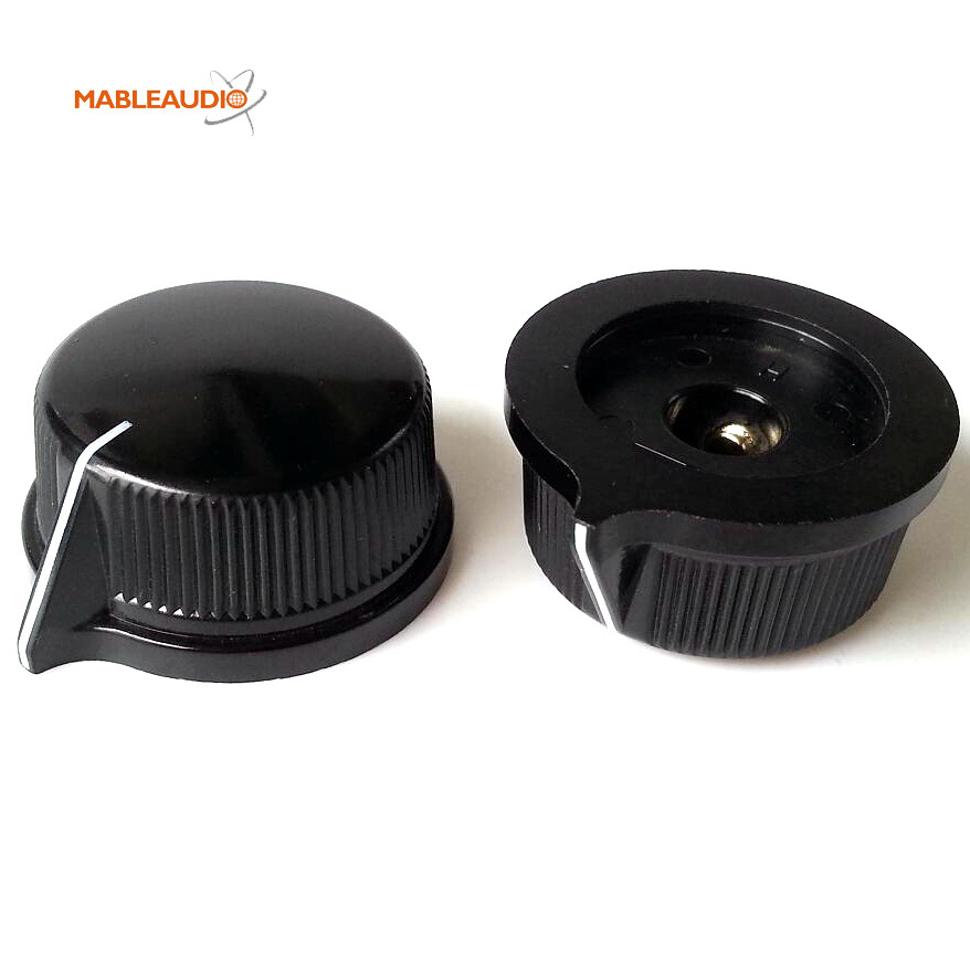 MAKP0367 10pcs bakelite knobs black and red color