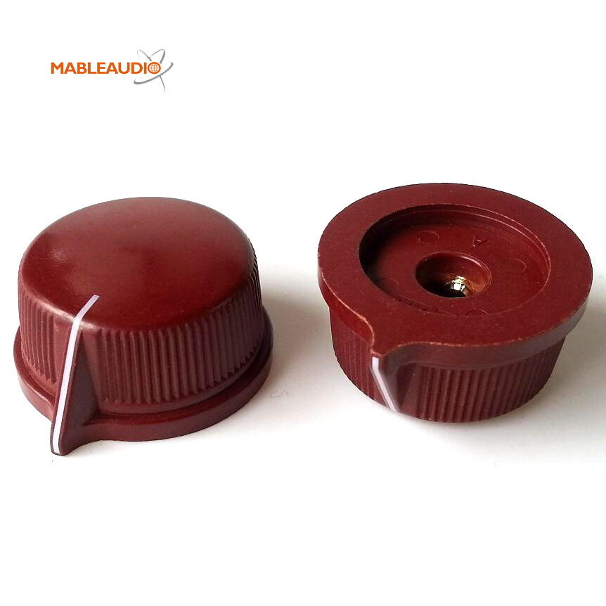 MAKP0367 10pcs bakelite knobs black and red color