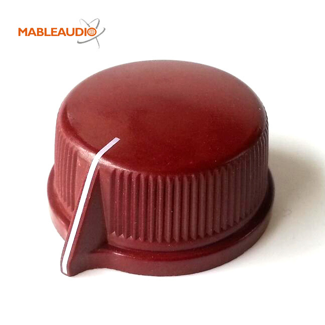 MAKP0367 10pcs bakelite knobs black and red color
