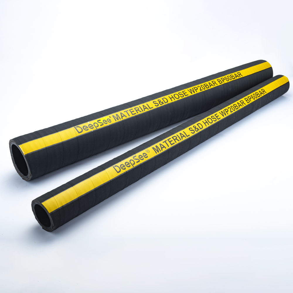 Bulk material handling hose - DeepSee rubber hose