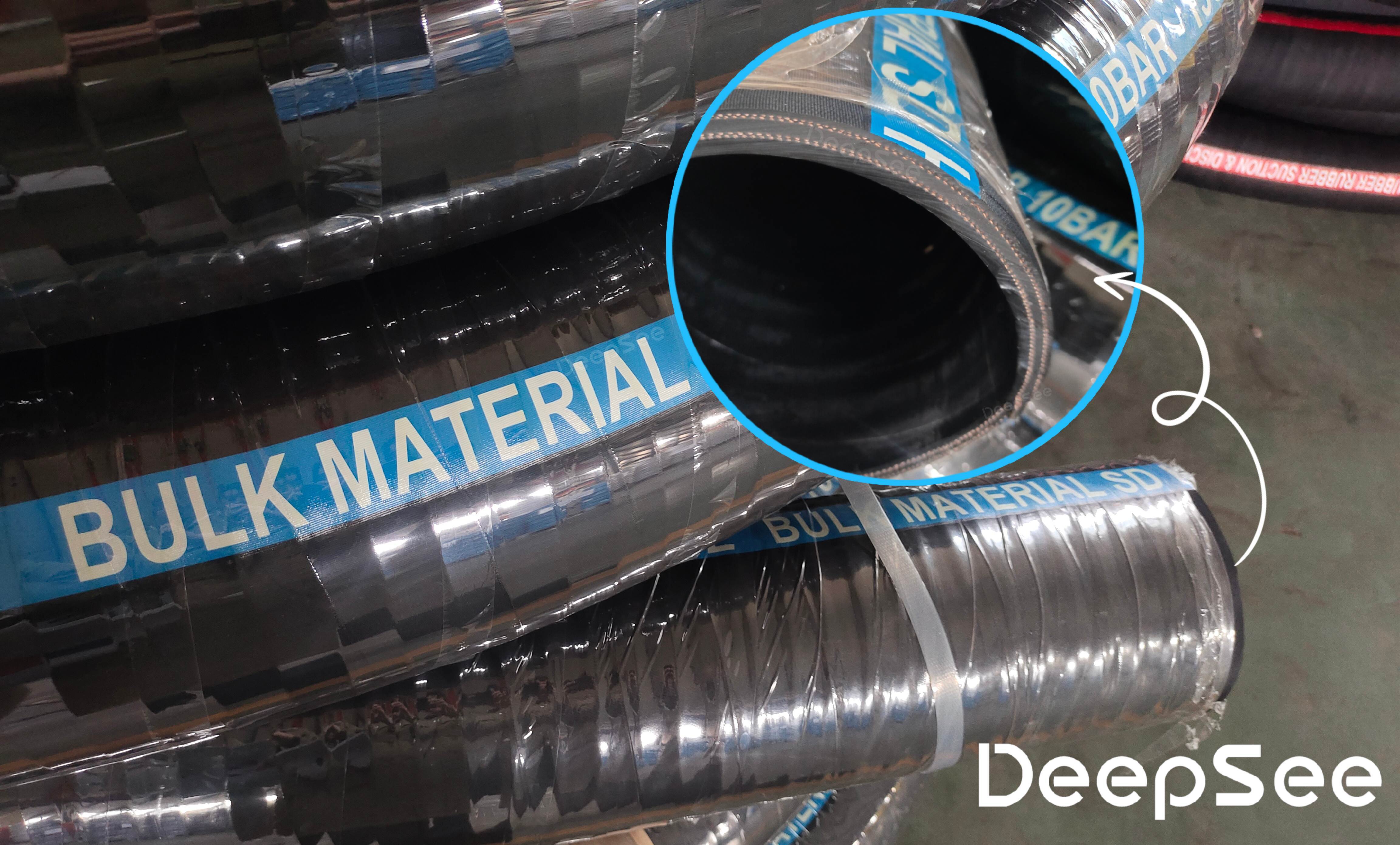 Bulk material handling hose - DeepSee rubber hose
