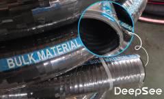 Bulk material handling hose - DeepSee rubber hose